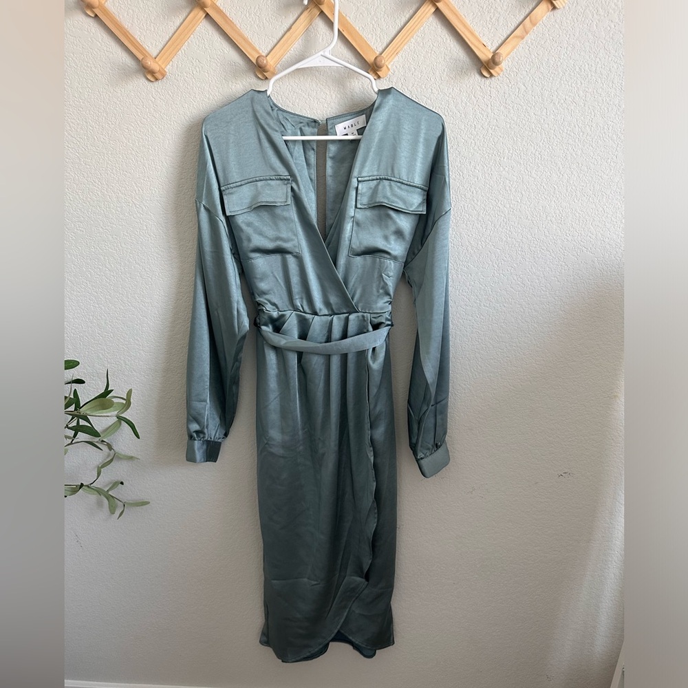 Worth Collective Turquoise Dress Size Medium